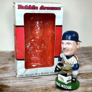 LIMA LOCOS Bobblehead ERIC WEDGE Baseball Catcher HTF 2003 SGA - Indians Manager